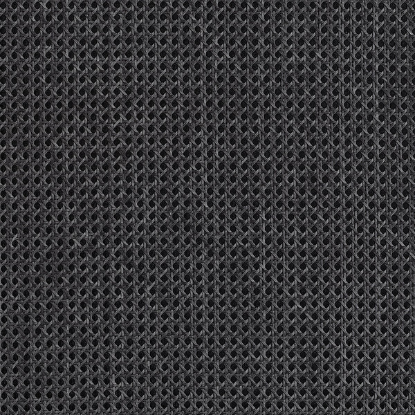 Paper Rattan, Black Wallcoverings | Thibaut