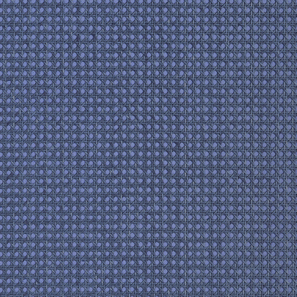 Paper Rattan, Navy Wallcoverings | Thibaut