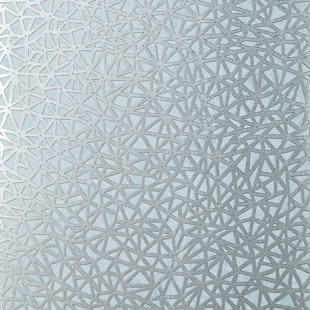 Aedan Spa Blue - Spa Blue Wallcovering | Thibaut