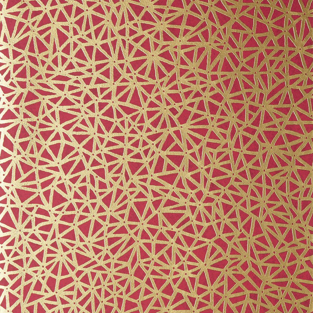 Aedan Raspberry - Raspberry Wallcovering | Thibaut