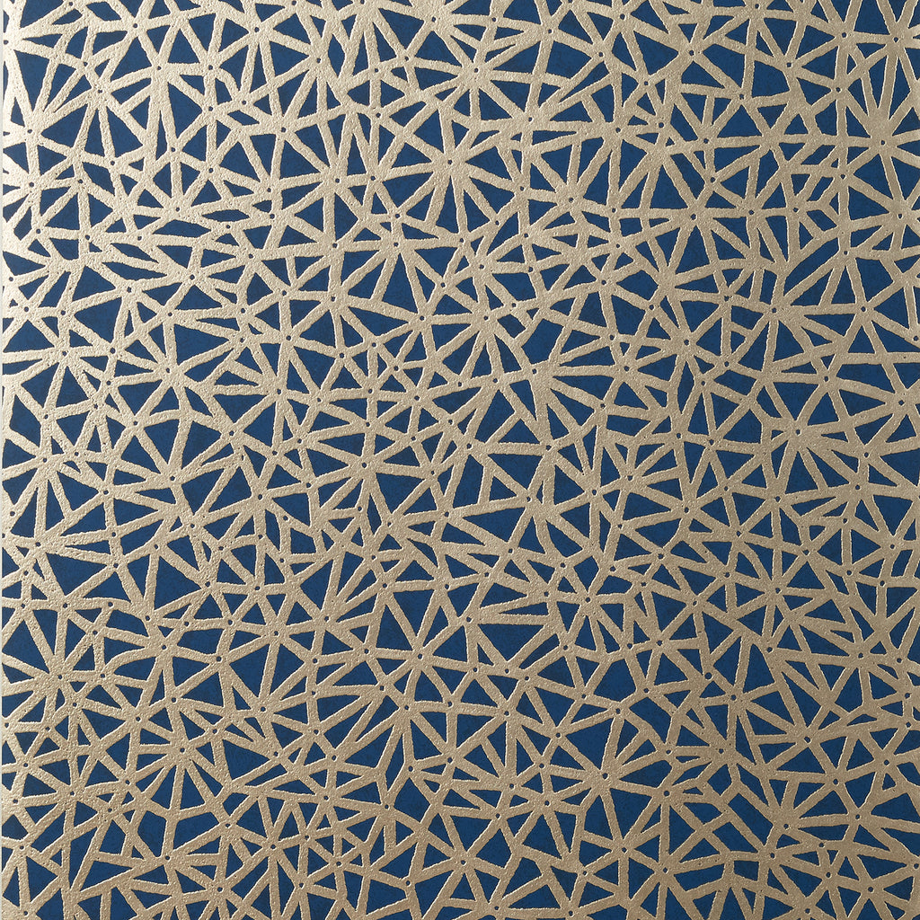 Aedan Navy - Navy Wallcovering | Thibaut