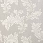 Eland Acanthus, Grey on Metallic Silver