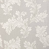 Eland Acanthus, Grey on Metallic Silver
