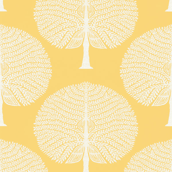 New Haven Stripe - Yellow Wallcovering | Thibaut