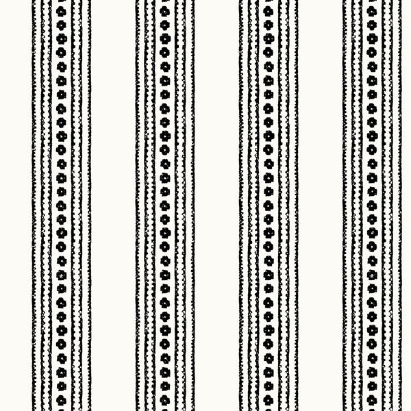 New Haven Stripe Black | Thibaut