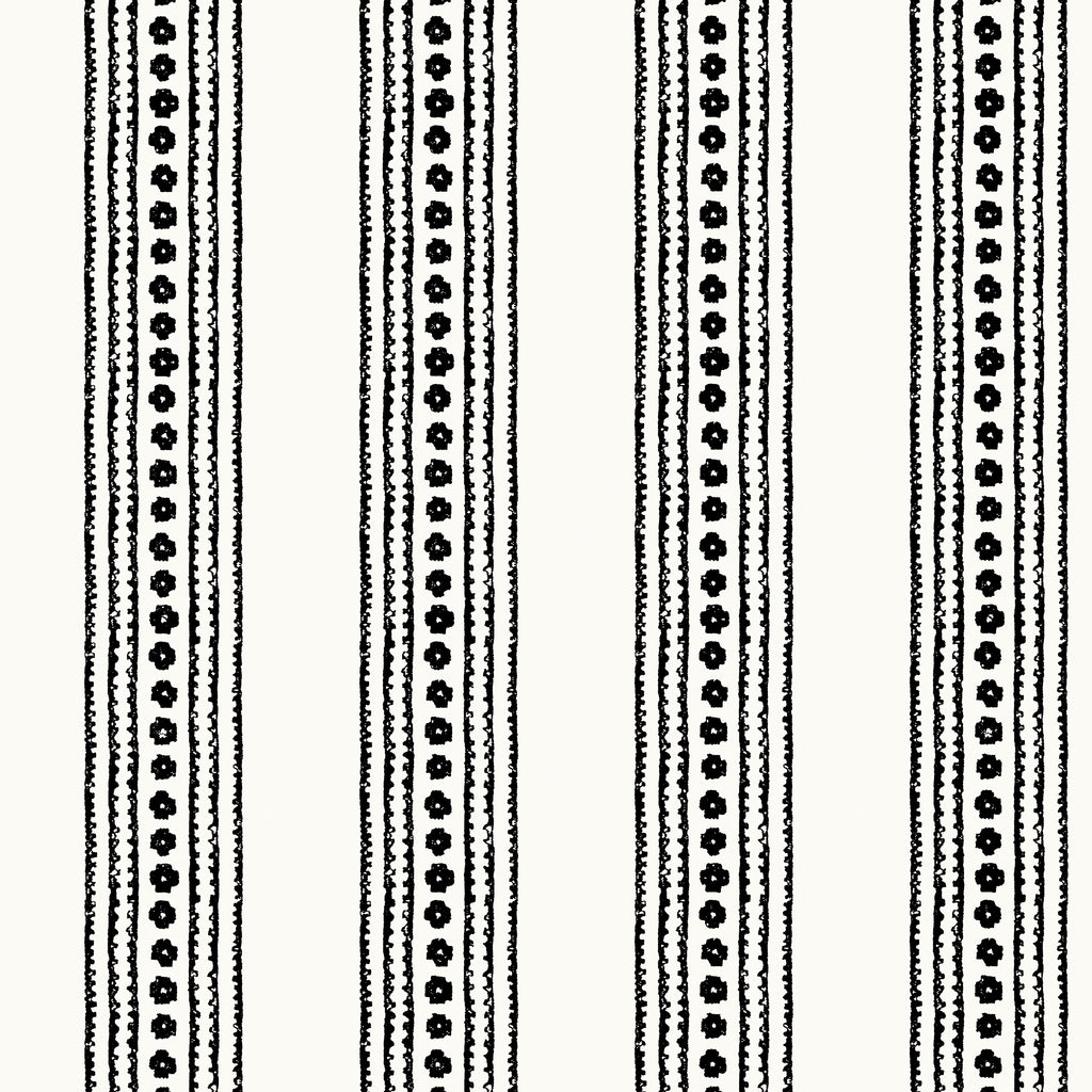New Haven Stripe Black | Thibaut