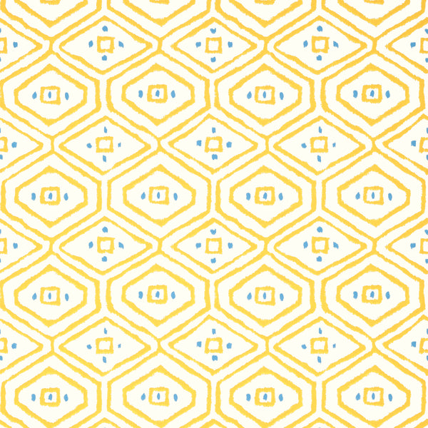 Pass-a-Grille Yellow - Yellow Wallcovering | Thibaut