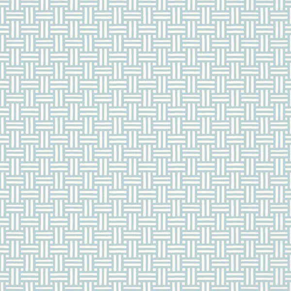 Piermont Spa Blue - Spa Blue Wallcovering | Thibaut