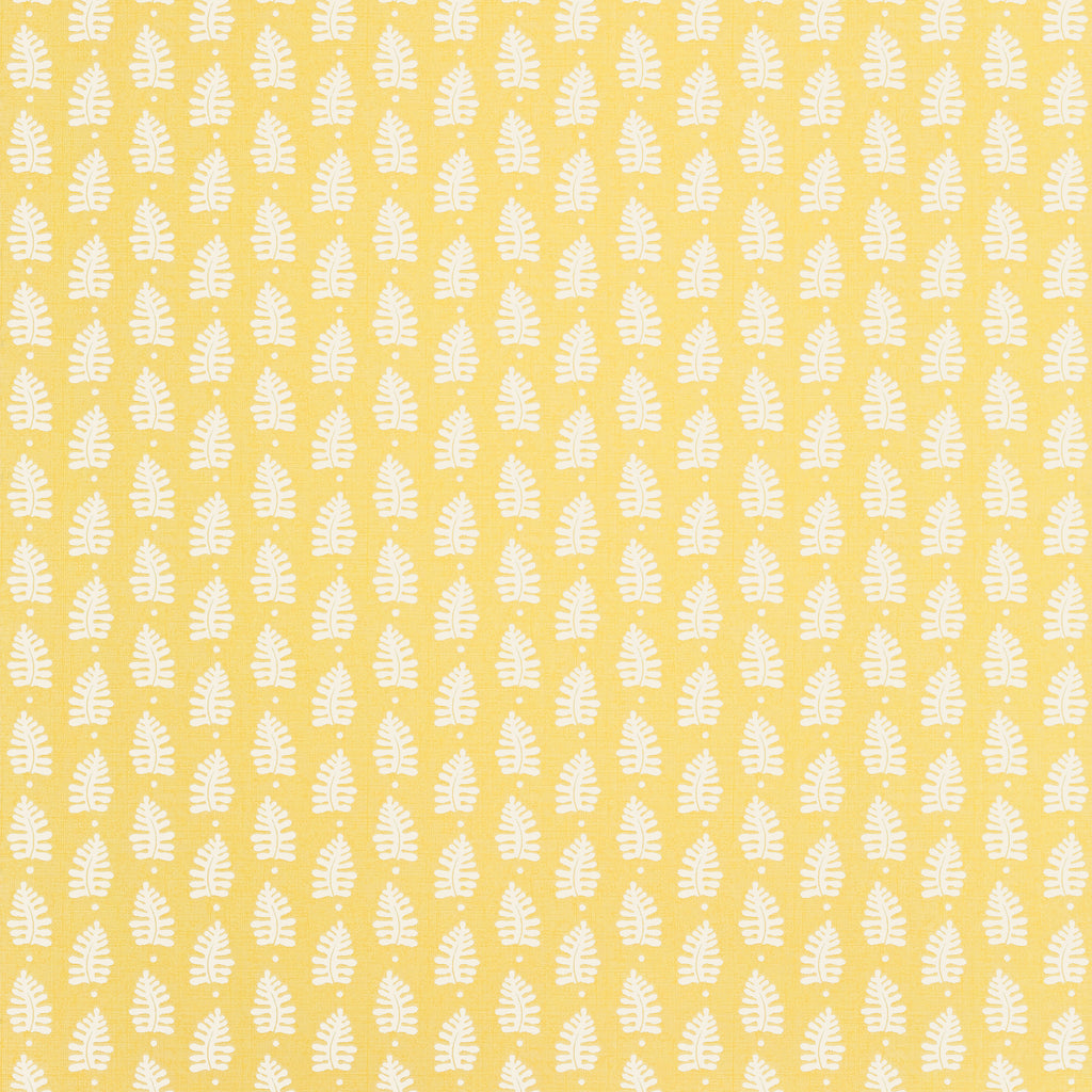 Ferndale Yellow - Light Yellow Wallcovering | Thibaut