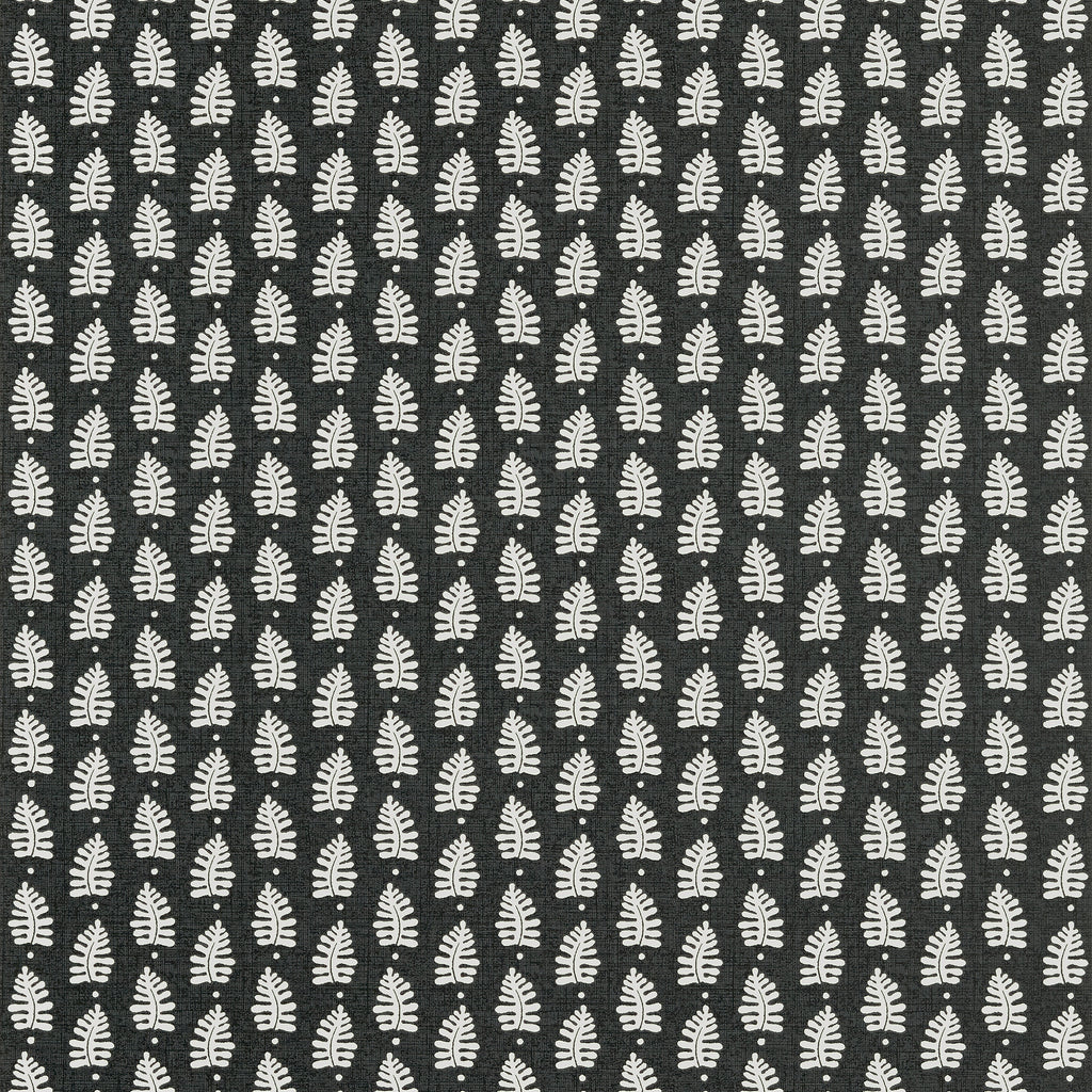 Ferndale Black - Charcoal Gray Wallcovering | Thibaut