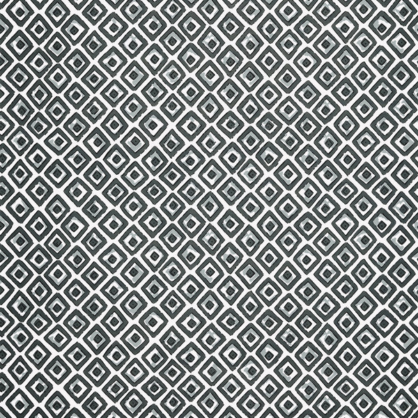 Indian Diamond Black - Black Wallcovering | Thibaut