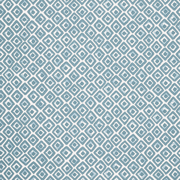 Indian Diamond Spa Blue - Spa Blue Wallcovering | Thibaut