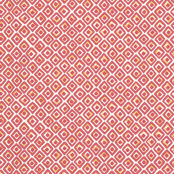 Indian Diamond Pink - Pink Wallcovering | Thibaut