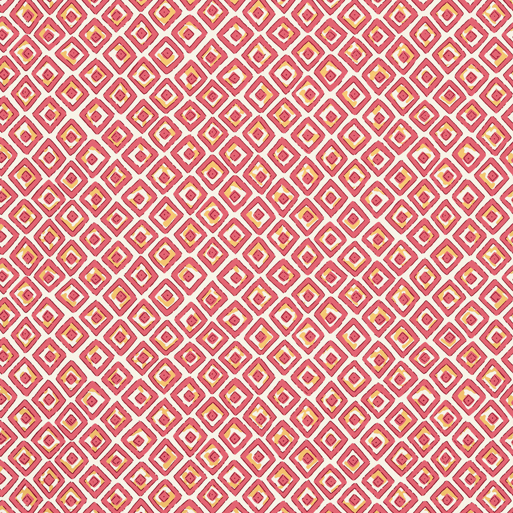 Indian Diamond Pink - Pink Wallcovering | Thibaut