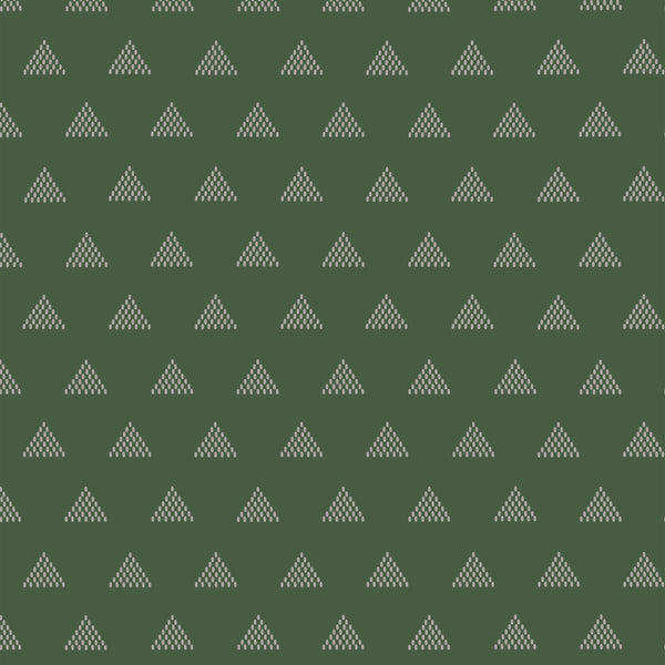 Ridge Wild Sage - Forest Green Wallcovering | Thibaut