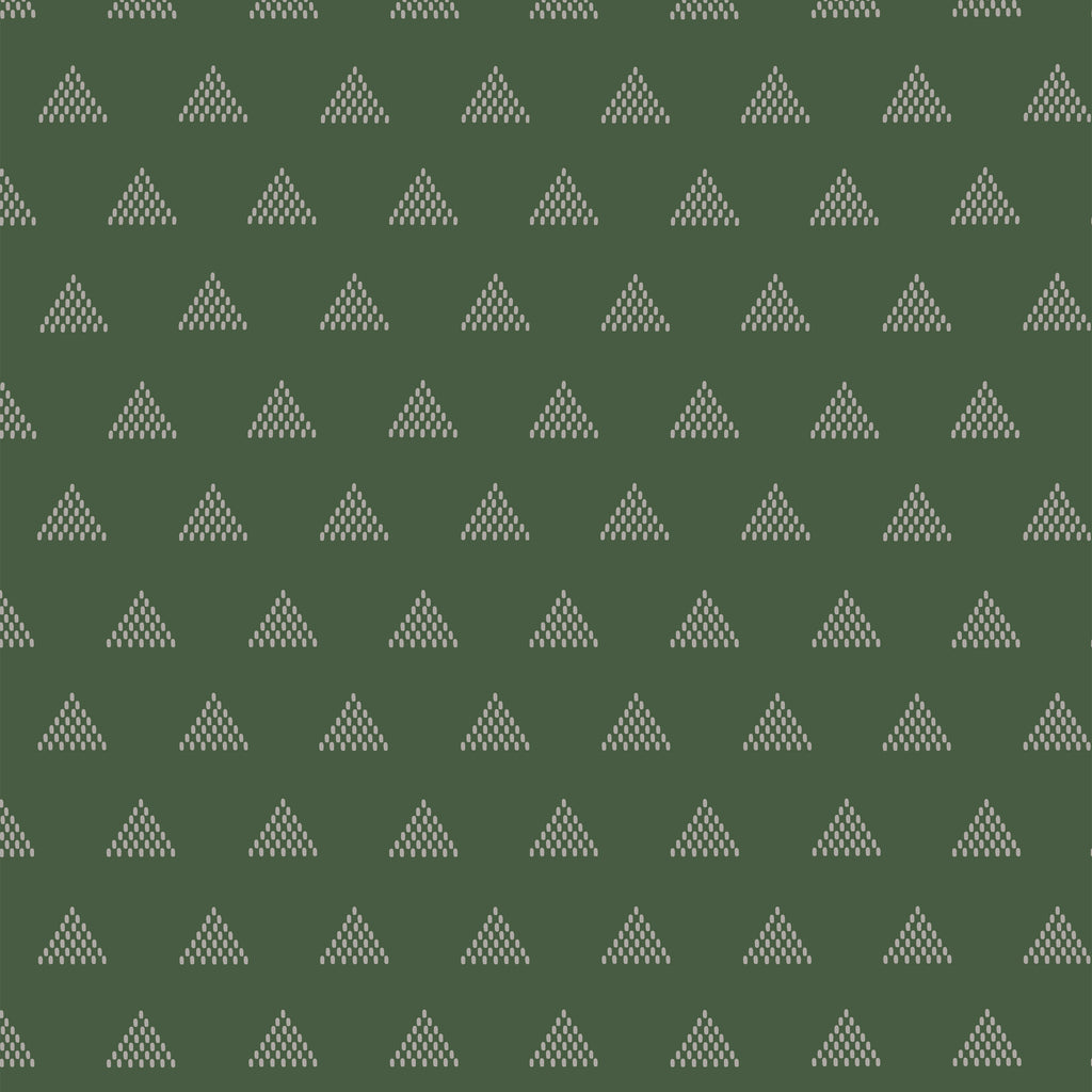 Ridge Wild Sage - Forest Green Wallcovering | Thibaut