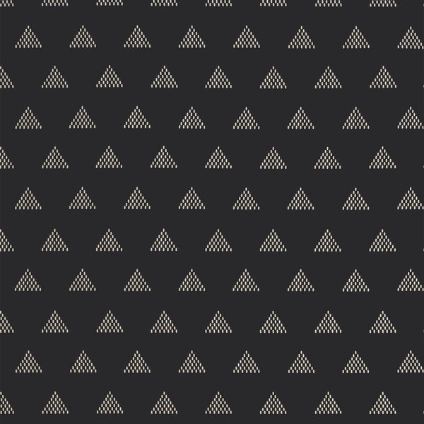 Ridge Basalt Black - Charcoal Gray Wallcovering | Thibaut