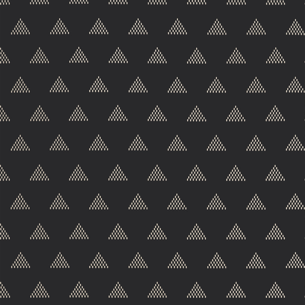 Ridge Basalt Black - Charcoal Gray Wallcovering | Thibaut
