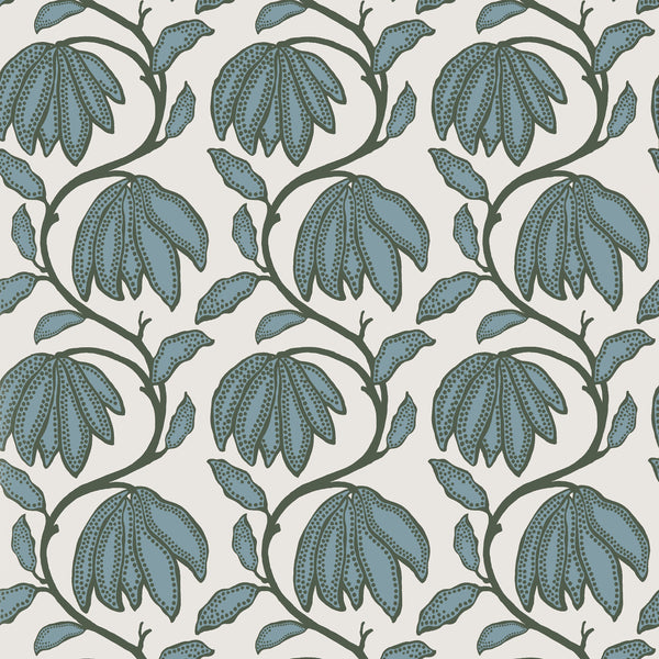 Desert Flower Wild Sage - Wild Sage Wallcovering | Thibaut