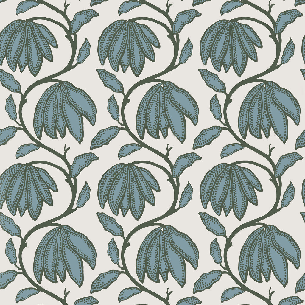 Desert Flower Wild Sage - Wild Sage Wallcovering | Thibaut