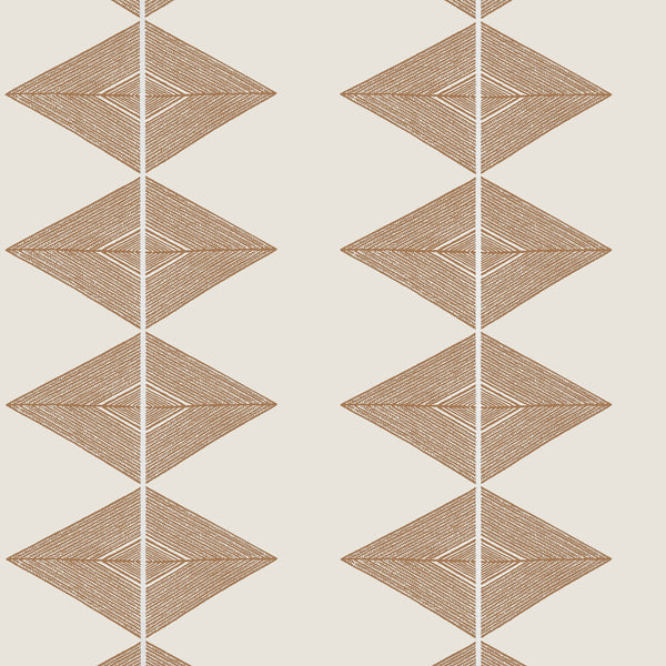 Reflection Ochre - Ochre Wallcovering | Thibaut