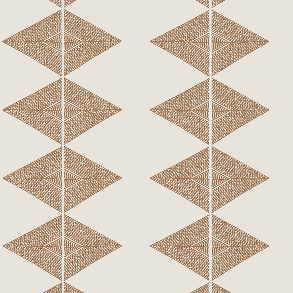 Reflection Ochre - Ochre Wallcovering | Thibaut