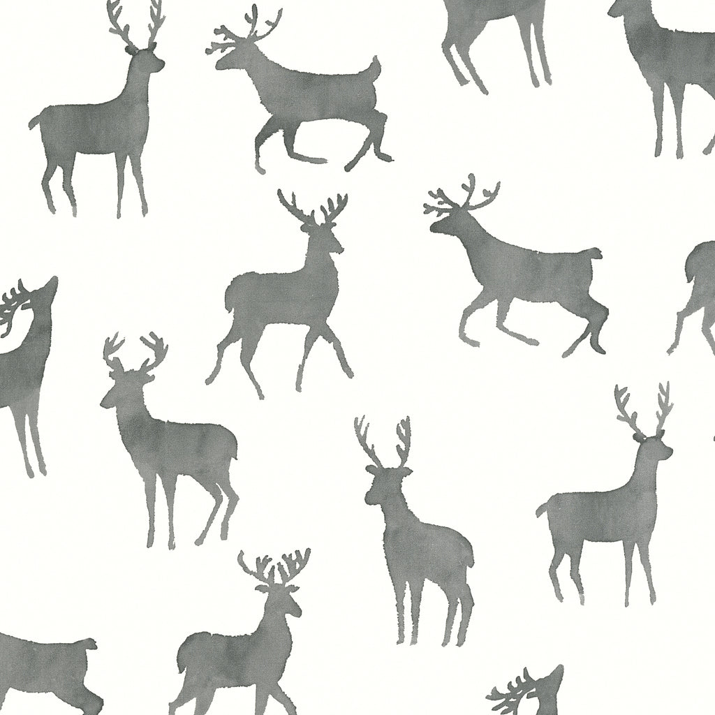Bucks Basalt Black - Basalt Black Wallcovering | Thibaut