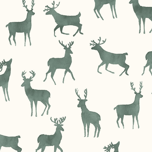 Bucks Wild Sage - Wild Sage Wallcovering | Thibaut