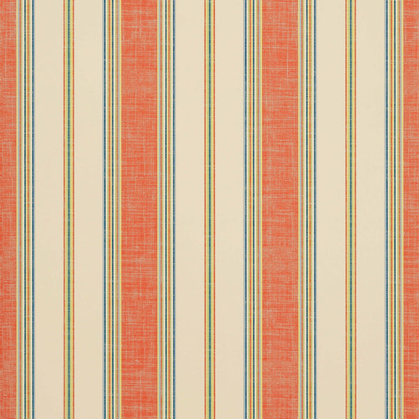 Bohemian Stripe, Mandarin Wallcoverings | Thibaut