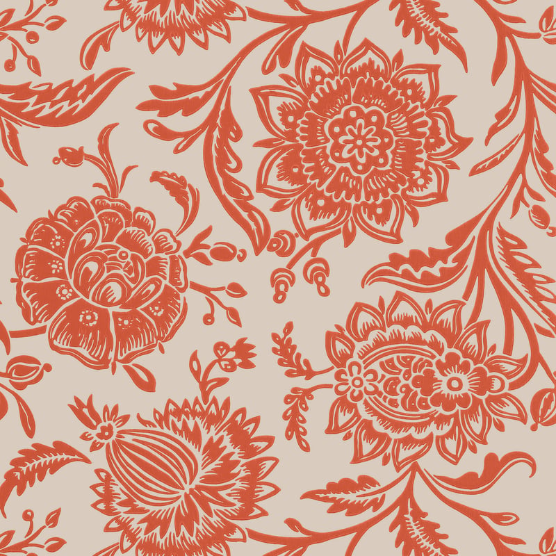 Rivera, Coral on Flax