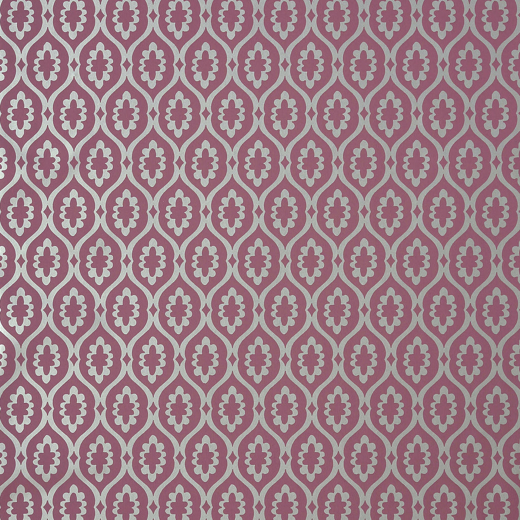 Lucas, Plum on Metallic Silver