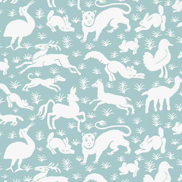 Nairobi, Ocean Wallcoverings | Thibaut