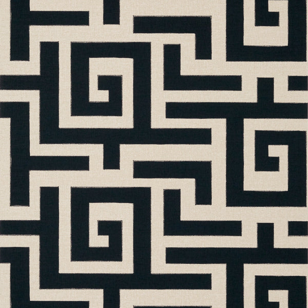 Tulum, Black Wallcoverings | Thibaut