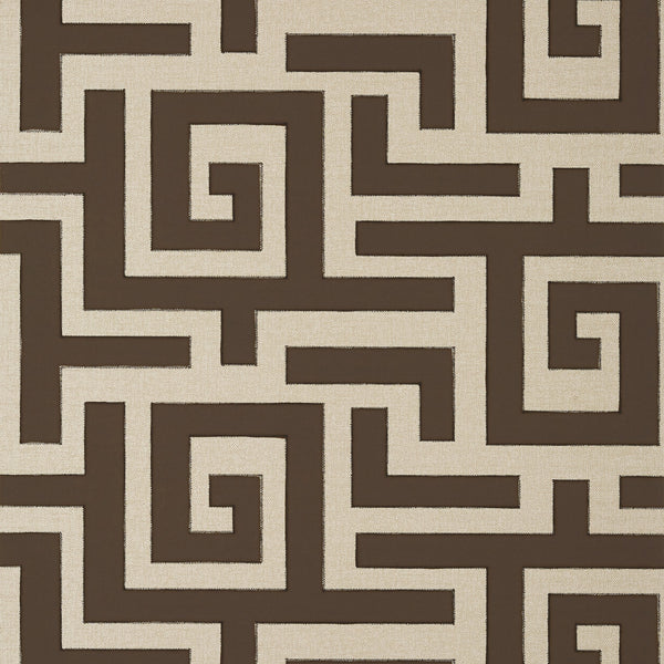 Tulum, Brown Wallcoverings | Thibaut