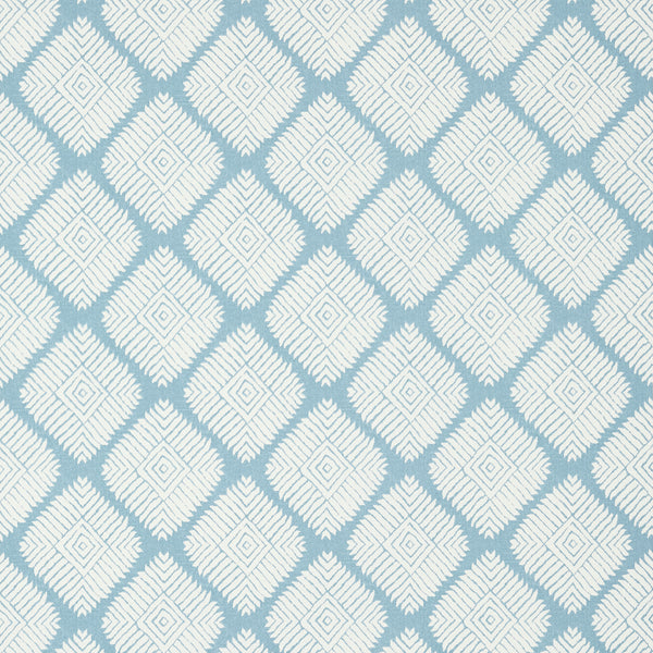 Austin Diamond Spa Blue - Spa Blue Wallcovering | Thibaut