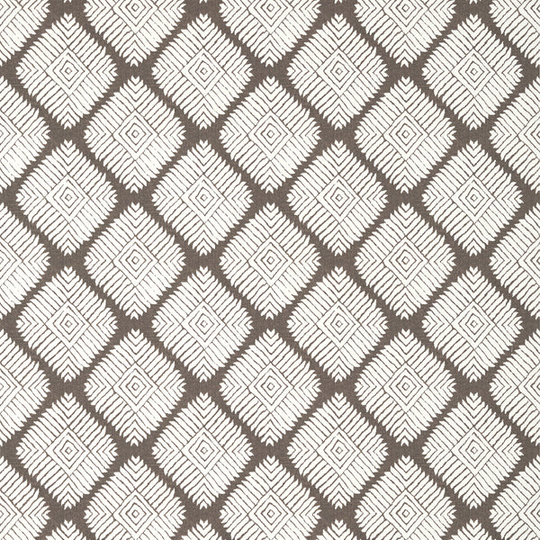 Austin Diamond Brown - Brown Wallcovering | Thibaut