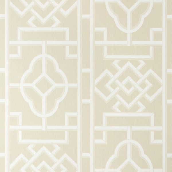 Gateway Beige - Beige Wallcovering | Thibaut