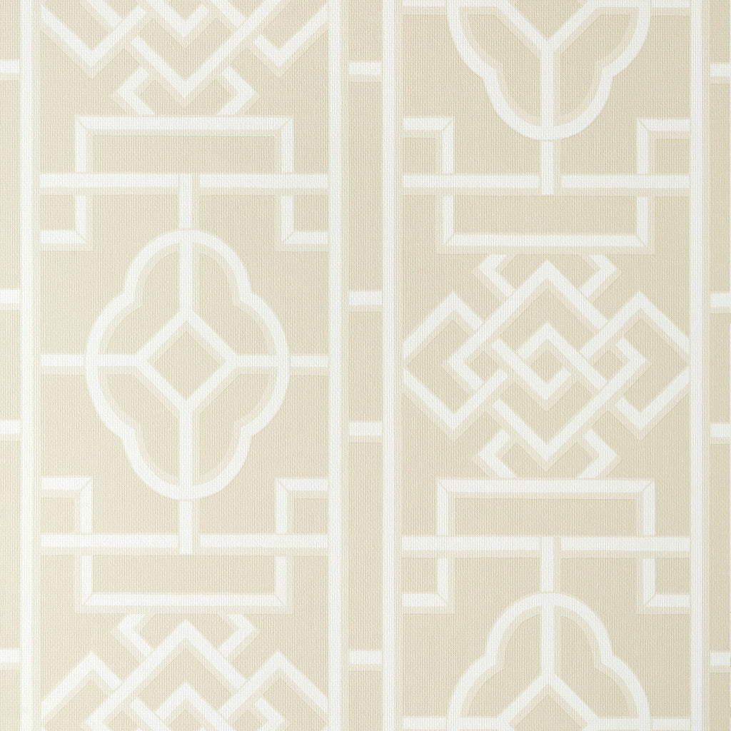 Gateway Beige - Beige Wallcovering | Thibaut