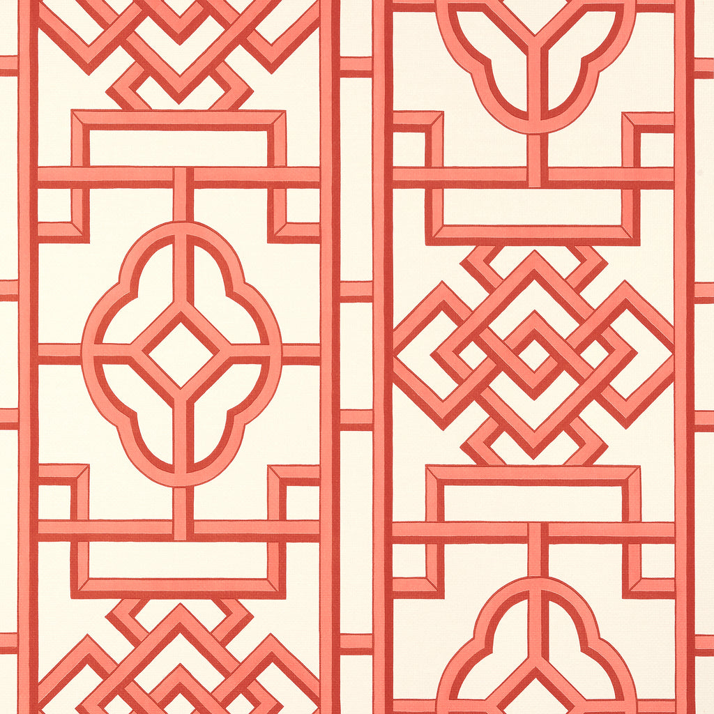 Gateway Coral - Coral Wallcovering | Thibaut