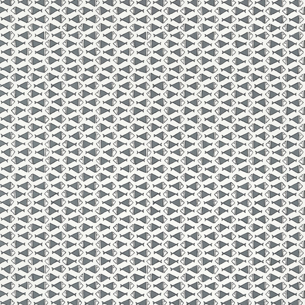 Pisces Black - Black Wallcovering | Thibaut
