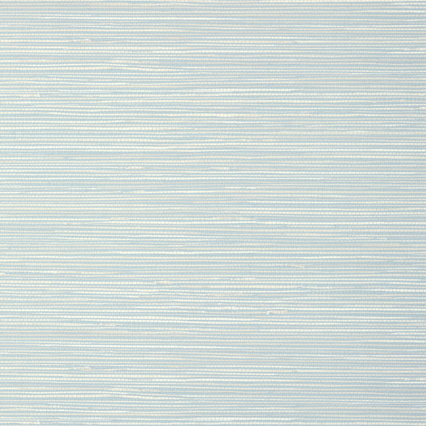 St. Thomas Spa Blue - Spa Blue Natural Wallcovering | Thibaut