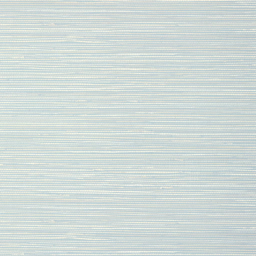 St. Thomas Spa Blue - Spa Blue Natural Wallcovering | Thibaut