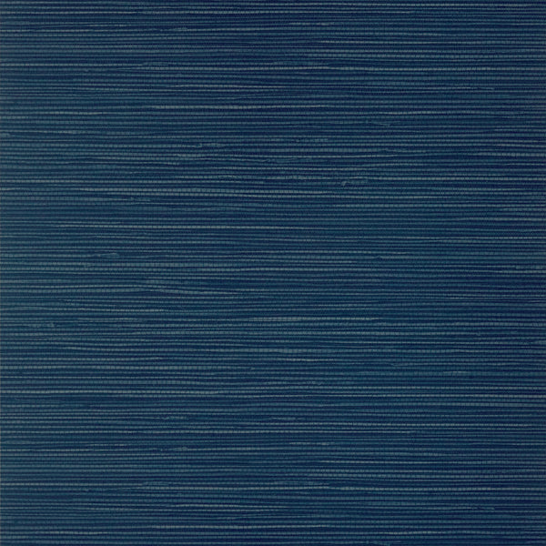 St. Thomas Navy - Navy Natural Wallcovering | Thibaut