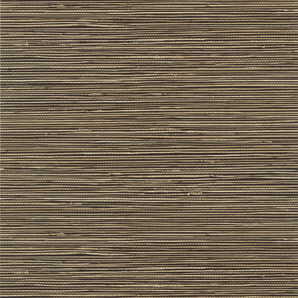 St. Thomas Black - Black Natural Wallcovering | Thibaut