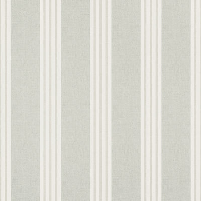 Canvas Stripe Grey - Grey Wallcovering | Thibaut