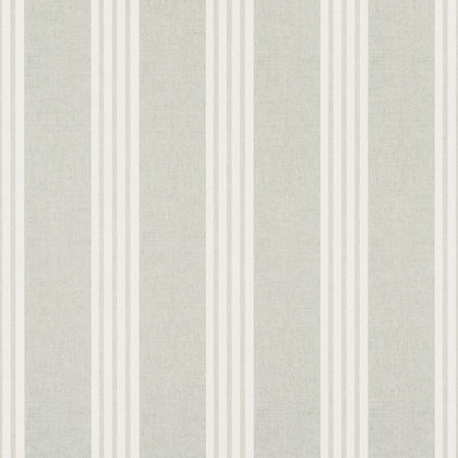 Canvas Stripe Grey - Grey Wallcovering | Thibaut