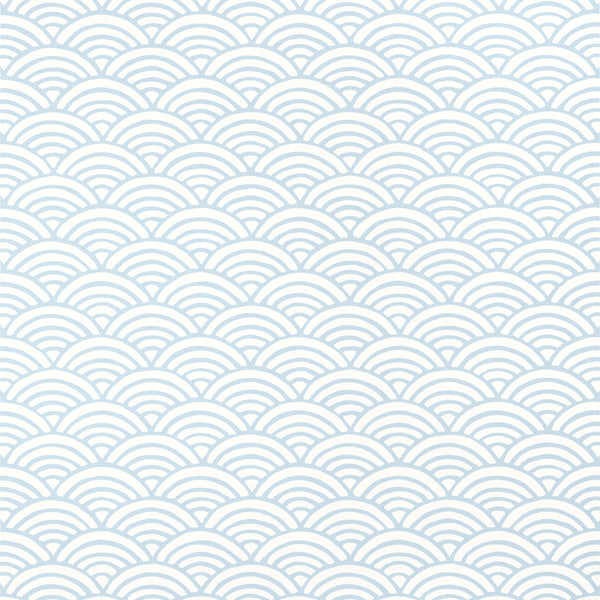 Maris Spa Blue - Spa Blue Wallcovering | Thibaut