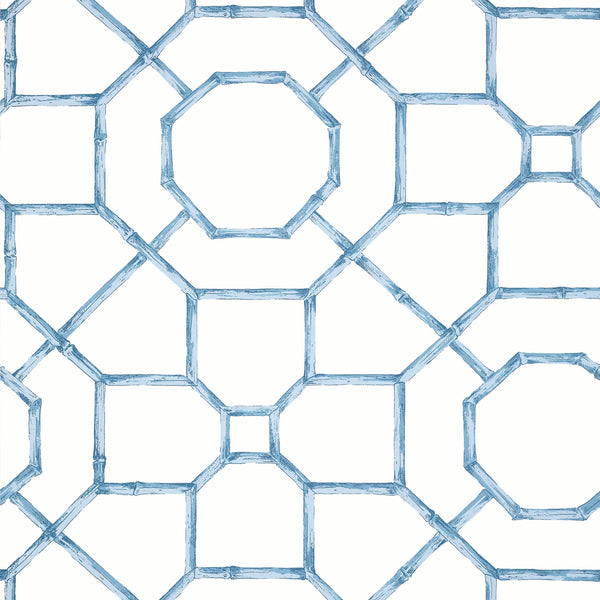 Arbor Light Blue - Light Blue Wallcovering | Thibaut