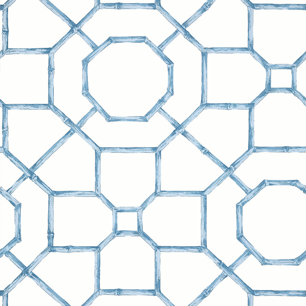 Arbor Light Blue - Light Blue Wallcovering | Thibaut