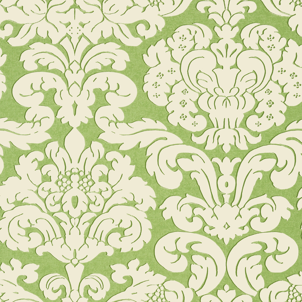Trelawny Damask, Green